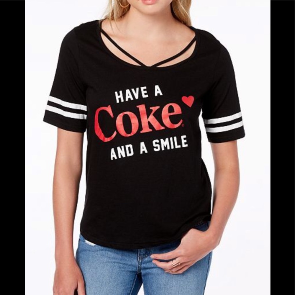 Have a Coke and a smile size S graphic T-shirt